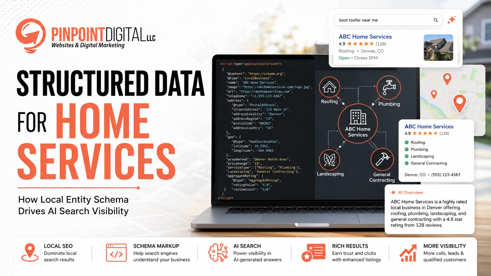 Structured Data for Home Services: How Local Entity Schema Drives AI Search Visibility